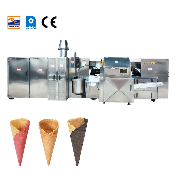 Stainless Steel Automatic Cone Making Machine 7kg / Hour