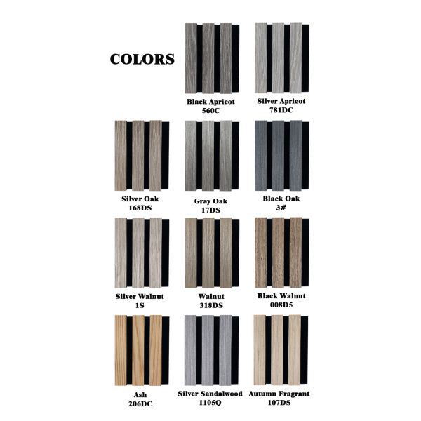 Black Acoustic Slat Wood Panel Akupanel Decorative Acoustic Ceiling Panels For Hall