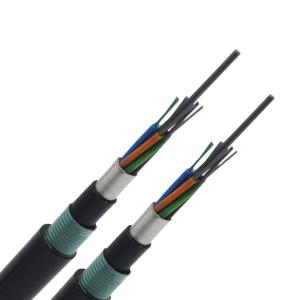 Wholesale PE Jacket Direct Burial Armored Fiber Optic Cable , GYTS53 Underground Optical Cable from china suppliers