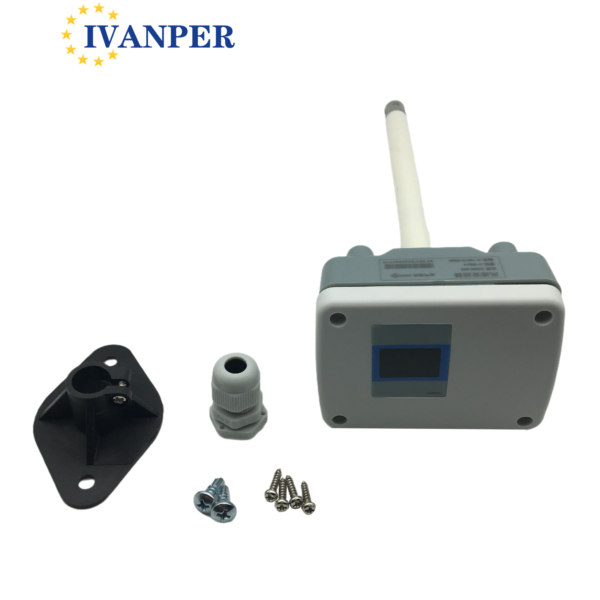 RS485/4-20mA/0-10V Output Anemometer with High Accuracy and ± 0.2m/s 3% of MV Accuracy