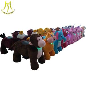 Wholesale Hansel indoor playground battery operated animal stuffed rides for game center from china suppliers