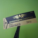 Glossy Oil Proof Gold Foil 10ml Anabolic Vial Sticker