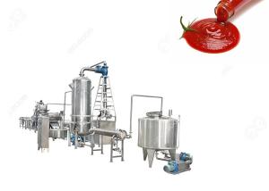 China 500 Kg Per Hour For Industrial Use Tomato Processing Machine Tomato Sauce Production Line Price on sale