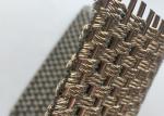 Crimped 5.5mm Decorative Architectural Woven Wire Mesh Anti Corrosion