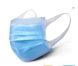Wholesale Non Woven 17.5*9.5cm 3 Ply Surgical Face Mask from china suppliers
