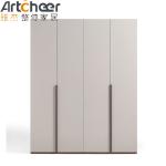 Bedroom Furniture Modern light grey wardrobe Closet Design with Clothes Hanger