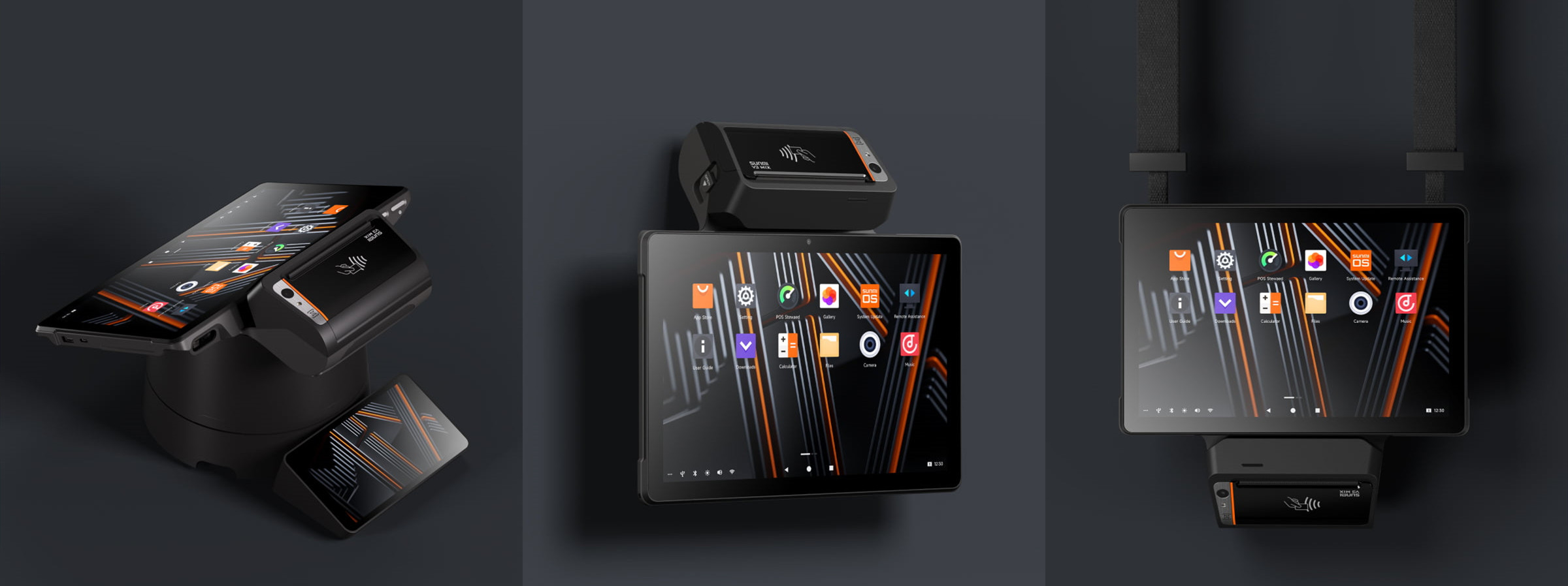 Coffee Shop Mobile POS Fast Print Speed Reach 70mm/s And Qualcomm Hexa-core CPU For Advanced Performance