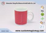 Velentines Gift Heat Sensitive Magic Mug , Porcelain Heat Change Mugs Personaliz