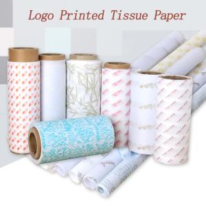 Wholesale Eco Friendly 50*75cm Custom Logo Printed Tissue Paper For Packing Clothes from china suppliers