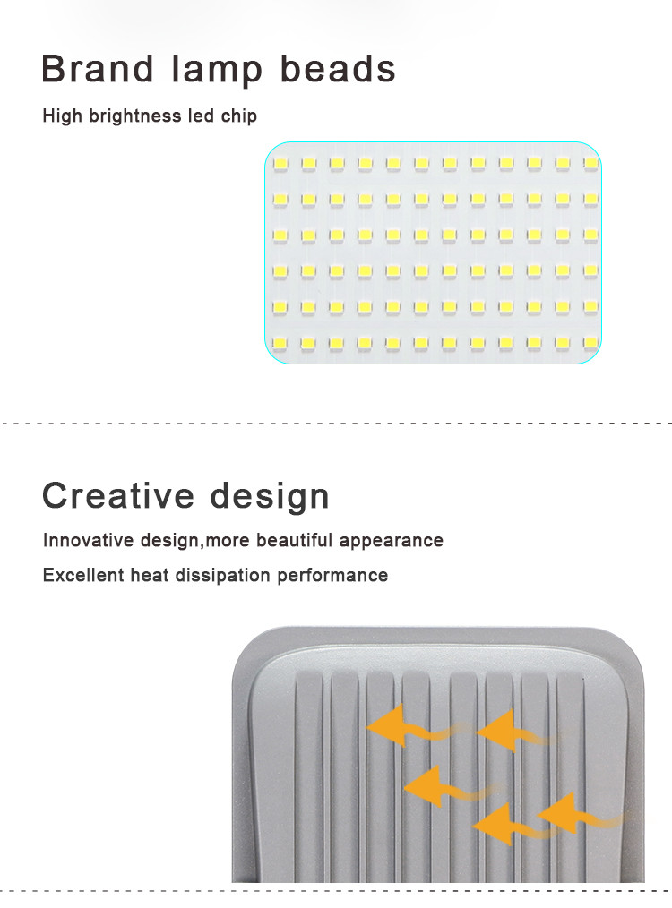 Yard Garden Outdoor LED Flood Lights Cooling 20W High Power 2000LM