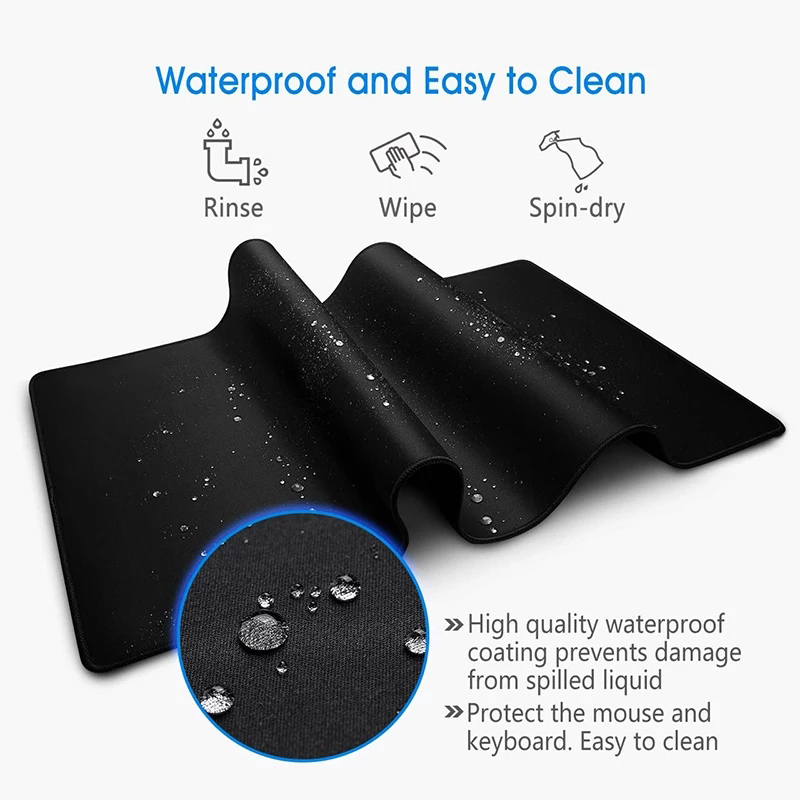 Anti Slip Rubber Gaming Desk Mat Extended Large Size for Esports Computer Accessories