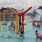 Customized Spray Icon Water Color Column Aqua Play, Aqua Park Equipment For Kids