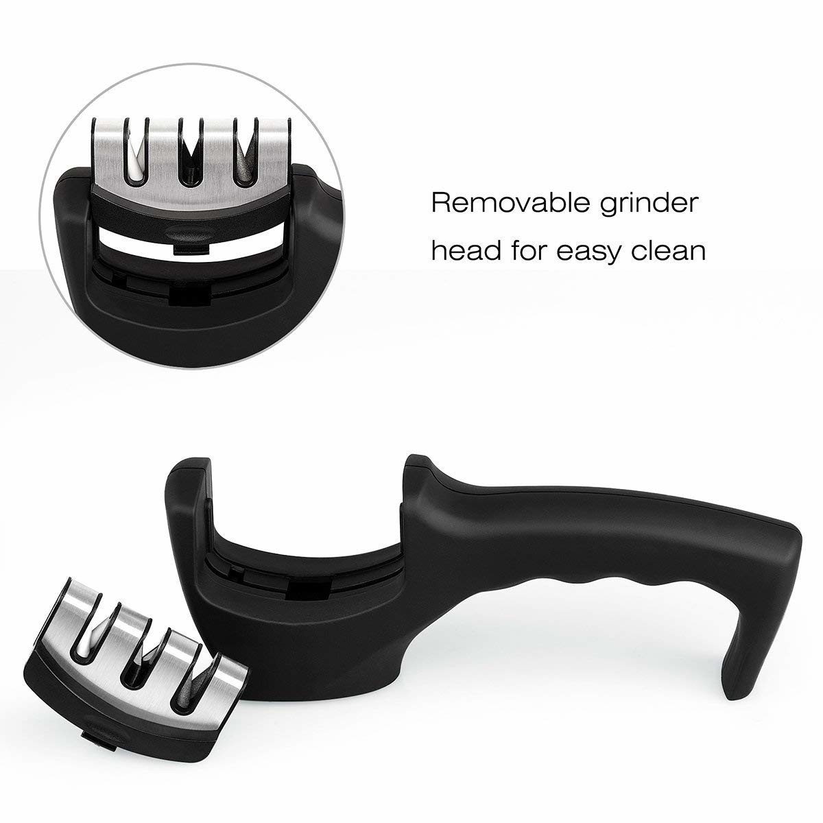 Lightweight Handheld Knife Sharpener Compact Structure Eco - Friendly