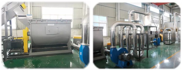 300KW Plastic Recycling Washing Line 380V 50HZ PP PE Film 5000kg/H