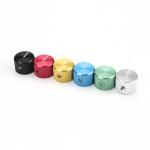 Customized Potentiometer Knob Shaft Black Silver Blue Yellow Aluminum Volume