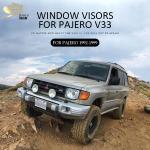OEM Auto Ventshade Window Shades Dark Smoke Acrylic