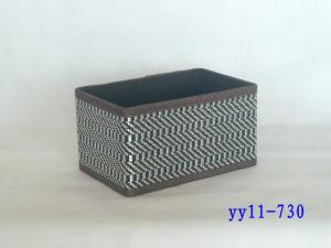 Wholesale folding bamboo storage basket from china suppliers