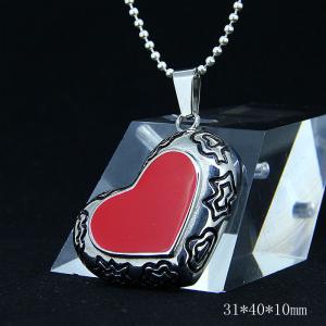 Wholesale Fashion Ladies Women Girls Stainless Steel Loving Heart Shapped Necklace Pendant LPH170-2 from china suppliers
