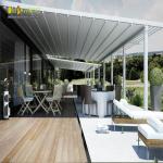 Outdoor Pergola Awning Kits Garden Sunshade PVC Waterproof Motorized Pergola