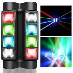 Mini Spider 8*3w Rgbw Led Club Light Dmx 512 Moving Head Wash Light Bar Disco Dj