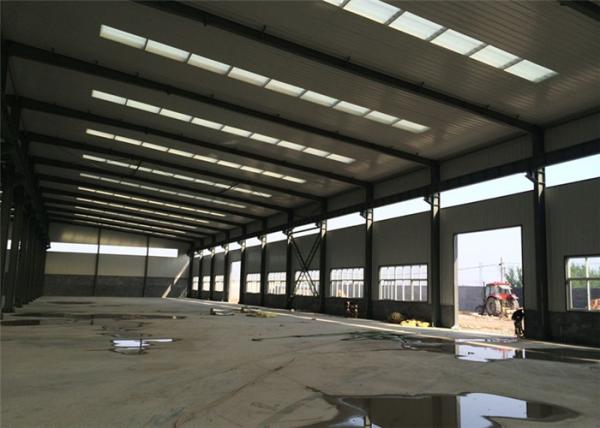 Hot dip Galvanized Prefabricated Warehouse Workshop Shed Light Steel Structure