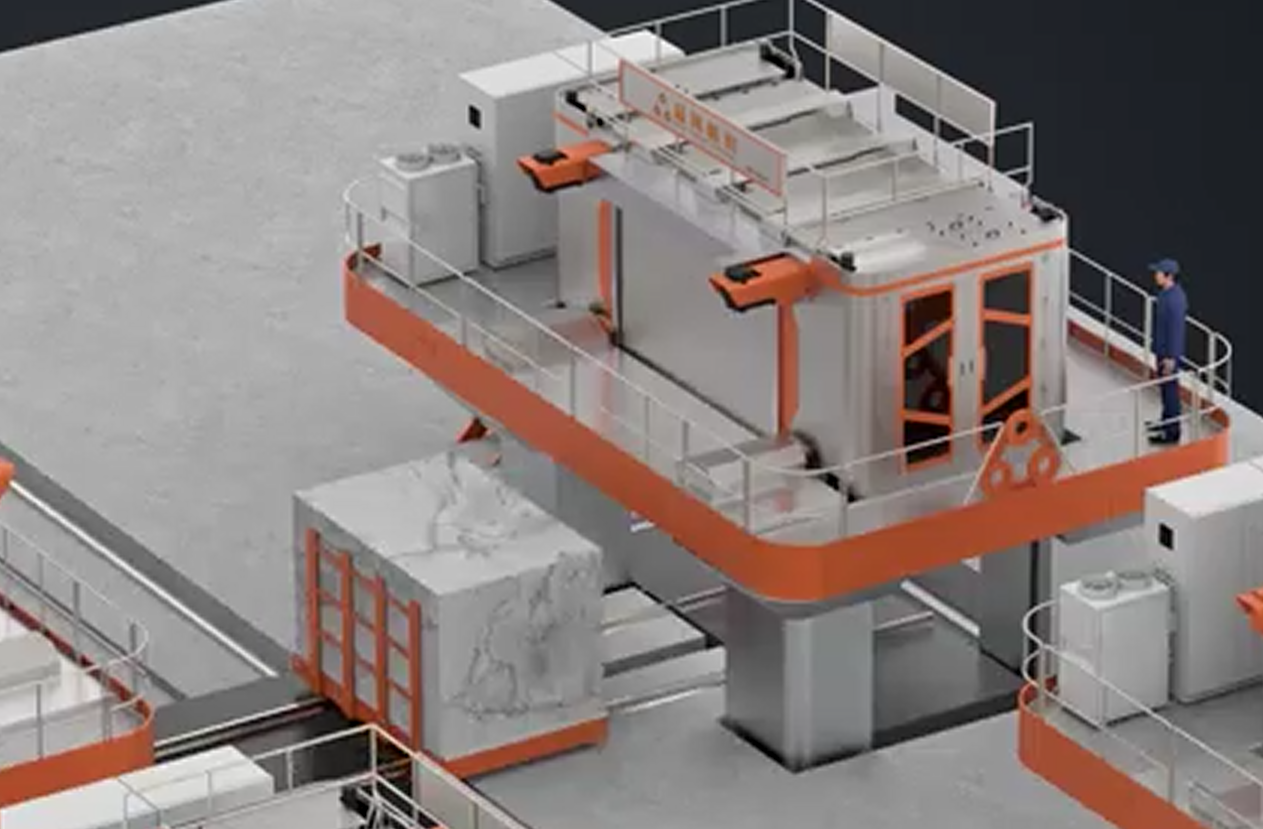 PINHE Next Generation Gulf Style Lifting Multi Wire Saw Machine For Stone Processing
