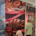 Digital UV Printing Screen Partition Tempered Art Glass Carving Wire Glass