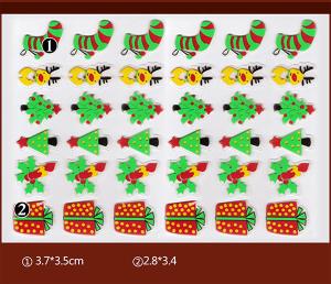 Wholesale Christmas Gift PET Chocolate Transfer Molds For Christmas Party Cupcake Toppers from china suppliers