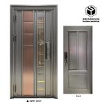 Customized Color Full Aluminum Entrance Door For Biggest House