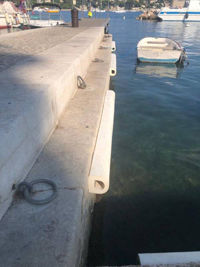 Anti Corrosion Superior D Type Fenders Pile Protectors Quay Wall Fenders Rubber Fender