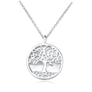 Wholesale 0.6in PVD Plating Sterling Silver Jewelry Necklaces 10 Gram CZ Necklace from china suppliers