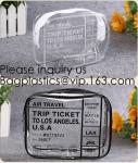 Girls clear PVC hot Cosmetic Bag Travel Cosmetic Makeup Pouch with Zipper and