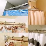 Multicolor Stainless Steel Shower Curtain Rings For Bathroom