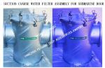 Carbon steel Sea Water Filter For HY601 Project Delivered- For Submarine Gate
