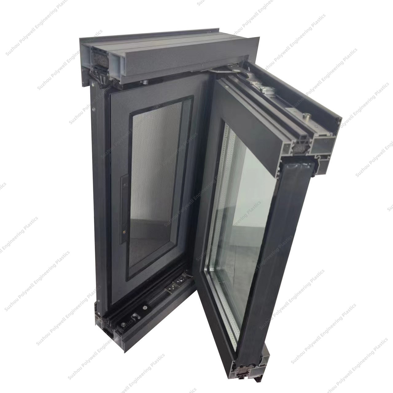 Customized PVC Aluminum Sliding Window Wind Sound Proof Heating Barrier System Windows
