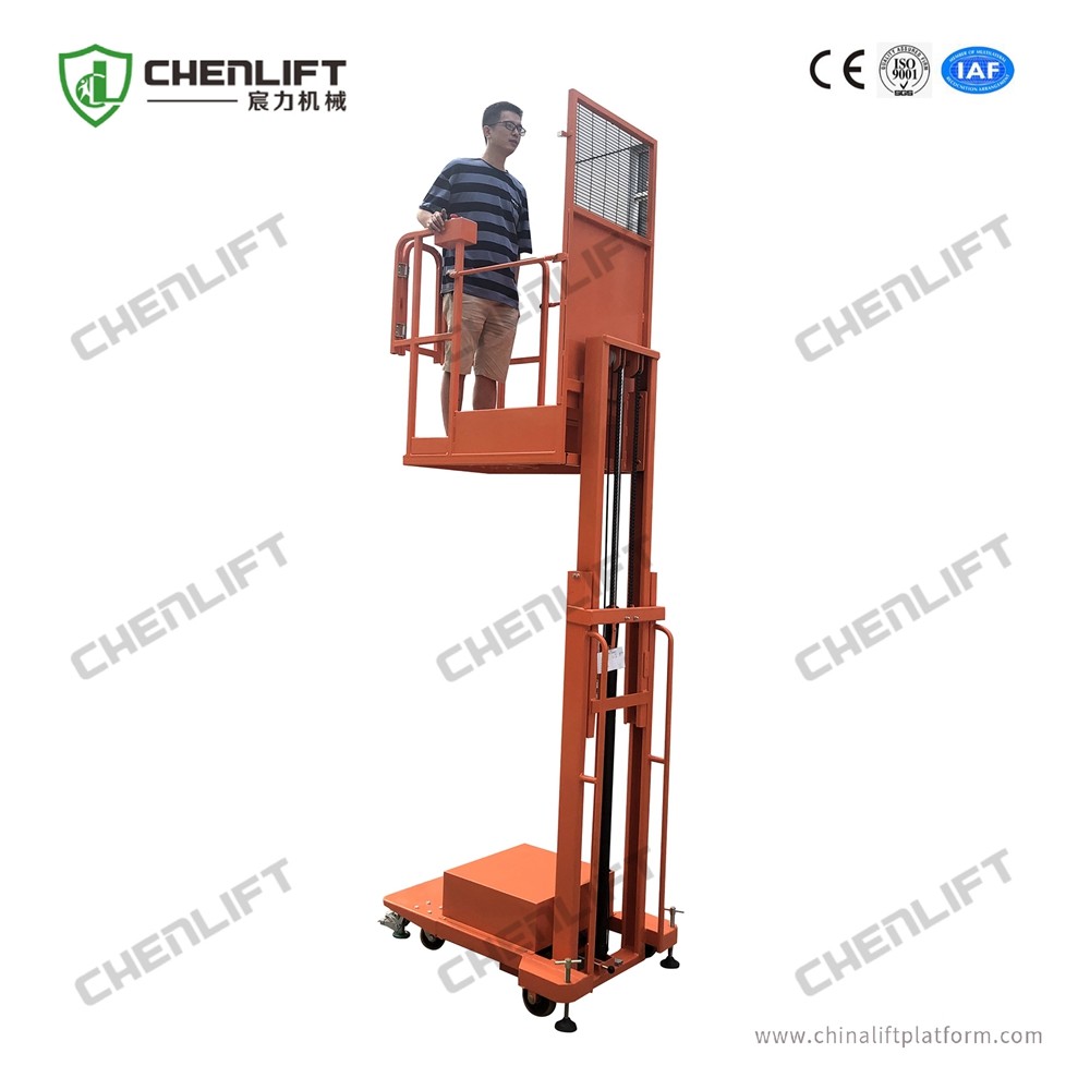200kg Semi - Electric Aerial Stand Up Order Picker 2.7m 3.3m 4.0m 4.5m