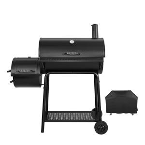 Wholesale Heavy Duty Large Barrel Charcoal Grill for Garden Smoker DIY Black Cold Rolled Steel from china suppliers
