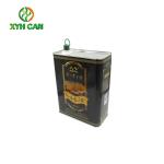 Olive Oil Tin Can of Square Shape High Performance Packaging With Bottle Stopper