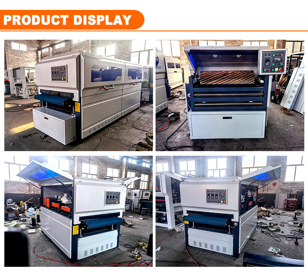 1300mm Wood Brush Sanding Machine for Automatic Polishing of Kitchen Cabinet Doors