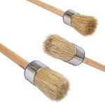 3 Pcs Chalk Paint Brush Natural Bristle Painting For Furniture