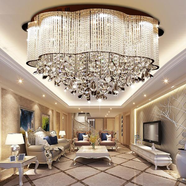 Vaulted Crystal ceiling lighting Lamp Fixtures for Indoor home Decoration (WH-CA