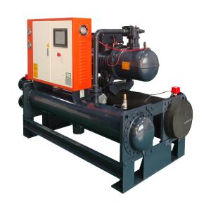 Wholesale 210kw 160 Ton Chiller 50Hz / 60Hz Screw Compressor Water Chiller 160HP from china suppliers