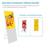 Lcd Digital Poster Kiosk 43" 49" 55 Inch Indoor Moving Advertising Media Player