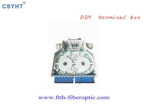 Wholesale Plastic Type Outdoor Fiber Optic Distribution Box ABS 12 SC SX DIN Rail box from china suppliers