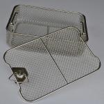 Plain Weave Low Carbon Metal Wire Basket Polished Medical Sterilizing