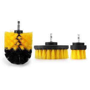 Wholesale 3Pcs/Set Electric Drill Scrubber Brush Plastic Round Cleaning Brush For Carpet Glass Car Tires Nylon Brushes from china suppliers