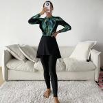 Long Sleeved Trousers Muslim Swimming Costume Conservative Burkini Hijab