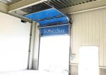 40mm Width Insulated Mental Industrial Sectional Doors Outside Application