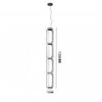 Italy Design Heavy Glass Pendant Light Nordic Modern Hanging Led Pendant Lamp