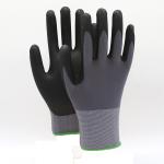 Industrial Nitrile Coated Work Gloves Skid Proof Safety Work Gloves For